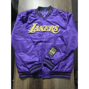Ultra Game NBA Los Angeles Lakers Varsity Bomber Jacket Size Medium